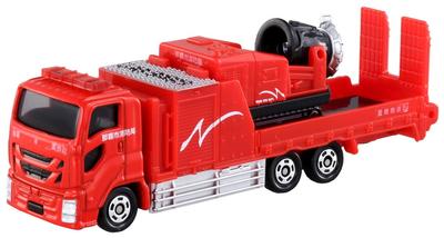 TAKARA TOMY Tomica Long Type Tomica 128 Пожарная часть города Наха, гипер-туманоуловитель, игрушечный мини-автомобиль, возраст нет. 3+