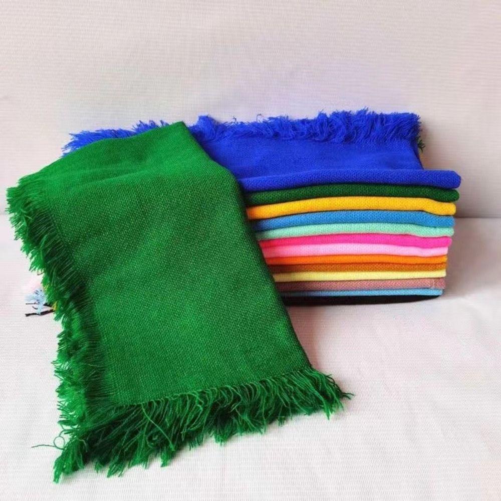 Breathable Square Scarf Tassel Shawl Scarf Cloak Outdoor Headcloth Daily