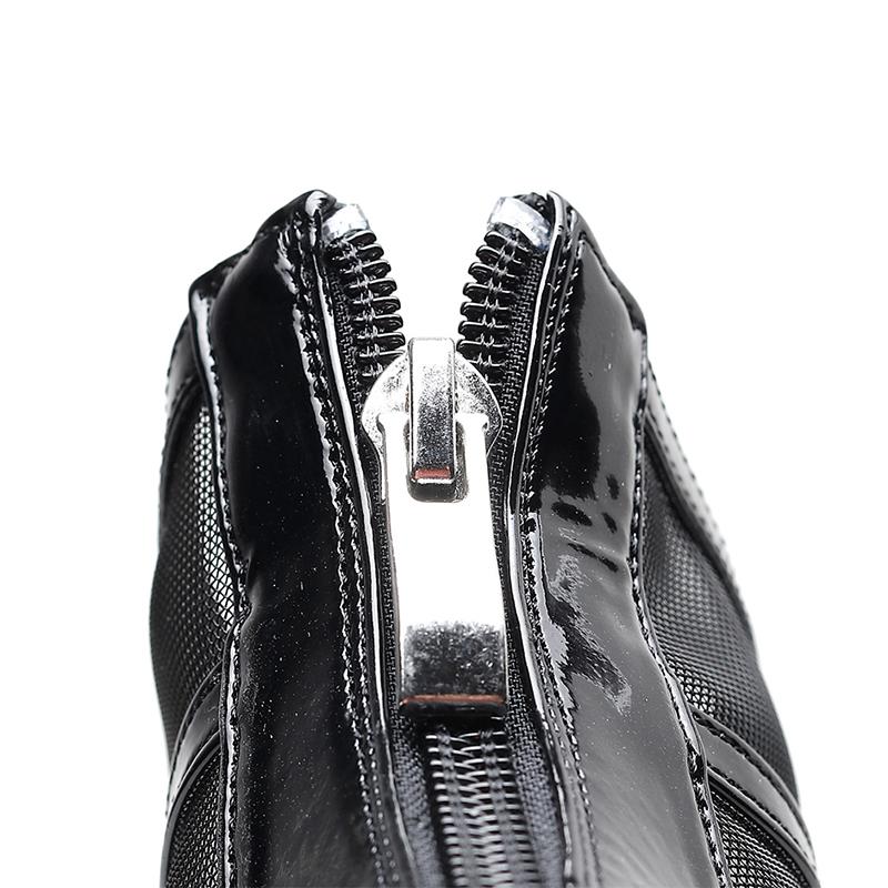 Высокие танцевальные ботинки с открытым носком, женские танцевальные туфли из стальной трубы для латинского джаза, танцевальная обувь на высоком каблуке, дышащая удобная обувь на каблуке высотой 10 см