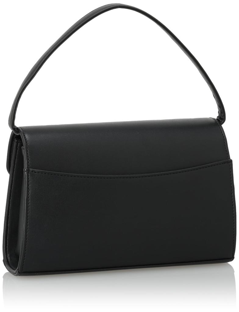 Formal Black Synthetic Black [Kansaibis] Bag, Formal, Leather, Formal, Women's