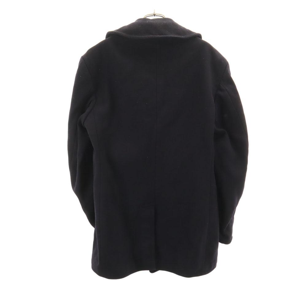 ВМС США 40-х годов 10-пуговичный винтажный NAVAL CLOTHING FACTORY Мельтоновое двубортное пальто 38 Мужской Б/У