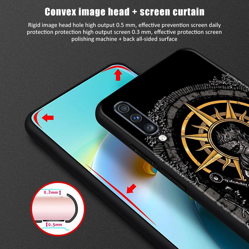 Силиконовый чехол для телефона Samsung Galaxy A50 A70 A10 A20e A30 A40 A20s A10s A10e A80 A90 A60 A30s, чехол самурай