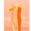 Kids 2.5mm Neoprene Wetsuit Short Sleeve Full Body Swimwear Snorkeling Surfing Swimming Warmth Protection
