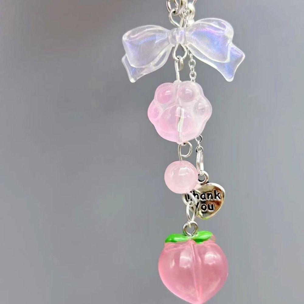 Милые подвески для телефона в виде рыбок, брелок, Y2K ремешок для телефона, Ins цветочный шнурок, модная милая медуза, звезда для украшения сумки, ювелирные изделия