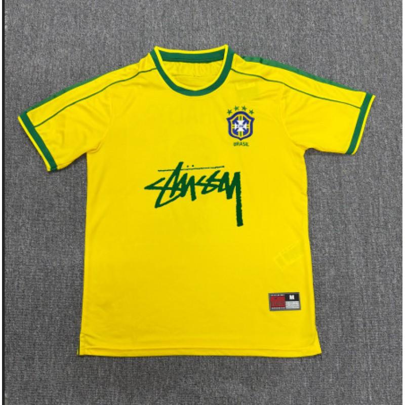 Santos FC 2011-12 Домашняя Ретро Футболка Неймар 11 Белая Детская Юношеская Футбольная Рубашка