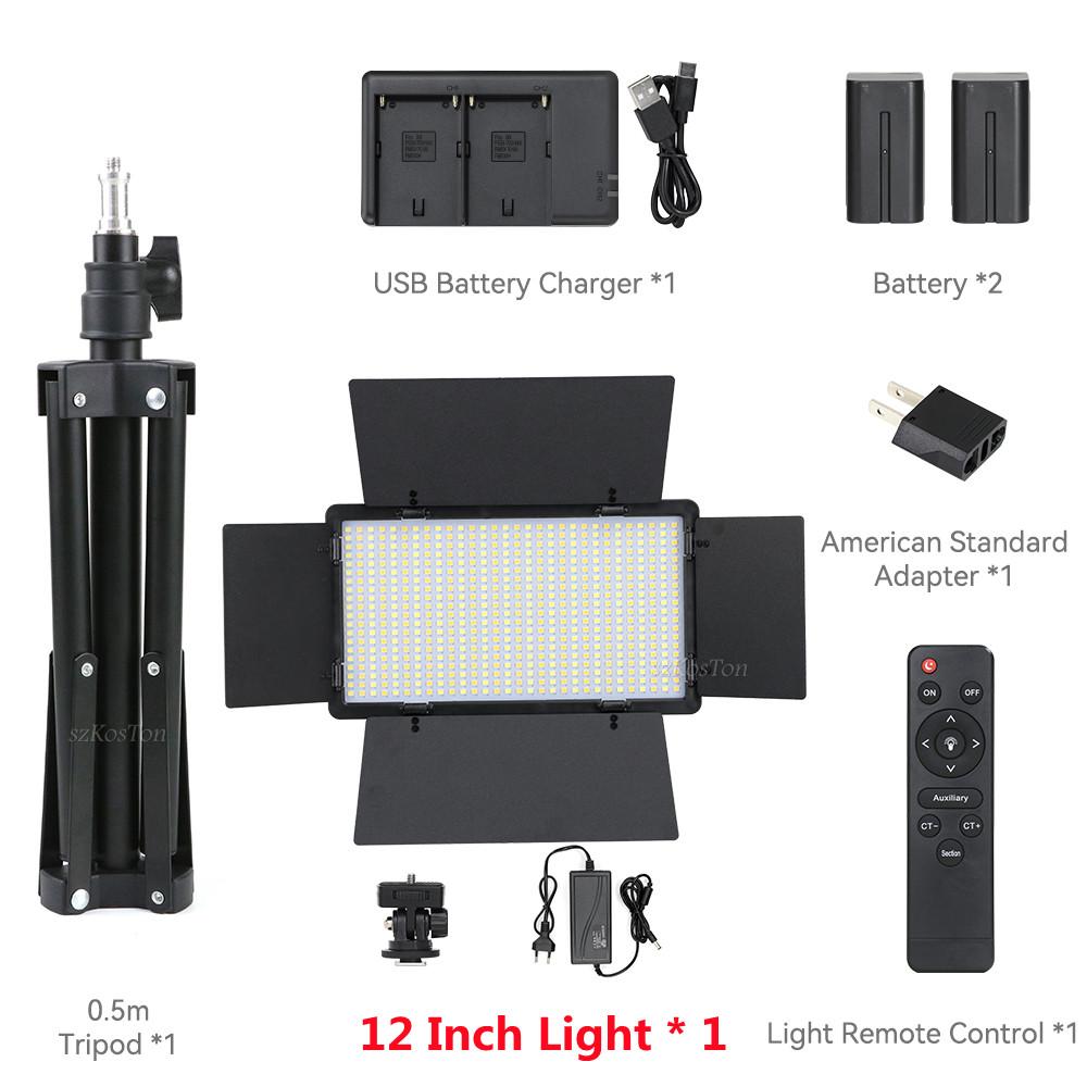 U800 LED Photo Studio Light For Yotube Game Live Video Lighting Portable 40/50W Photography Panel Lamp Stand With Remote Control