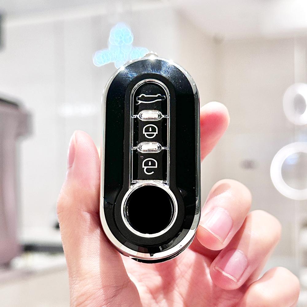 Автомобильный TPU протектор без ключа для Citroen Автомобильный складной чехол для ключа для Fiat Panda 500L Punto 500 Ducato Lancia Musa Аксессуары