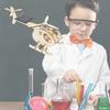 Educational Diy Solar-powered Helicopter Model For Kids 7-14 Years Old Customizable Wooden Material