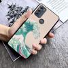 Чехол для телефона с японским рисунком Wave Art для Motorola Moto E32 E20 E40 G22 G52 G20 G30 G100 G60 G50 G10 GPure GStylus G9 One Action Macro