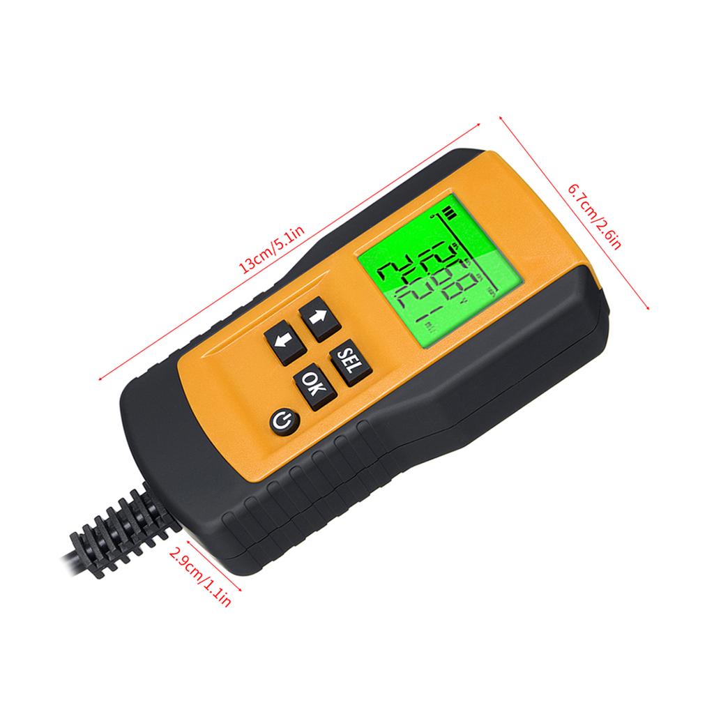 Battery Tester Car Battery Load Tester 12V 100-9999CCA Digital Battery Analyzer for Cars and