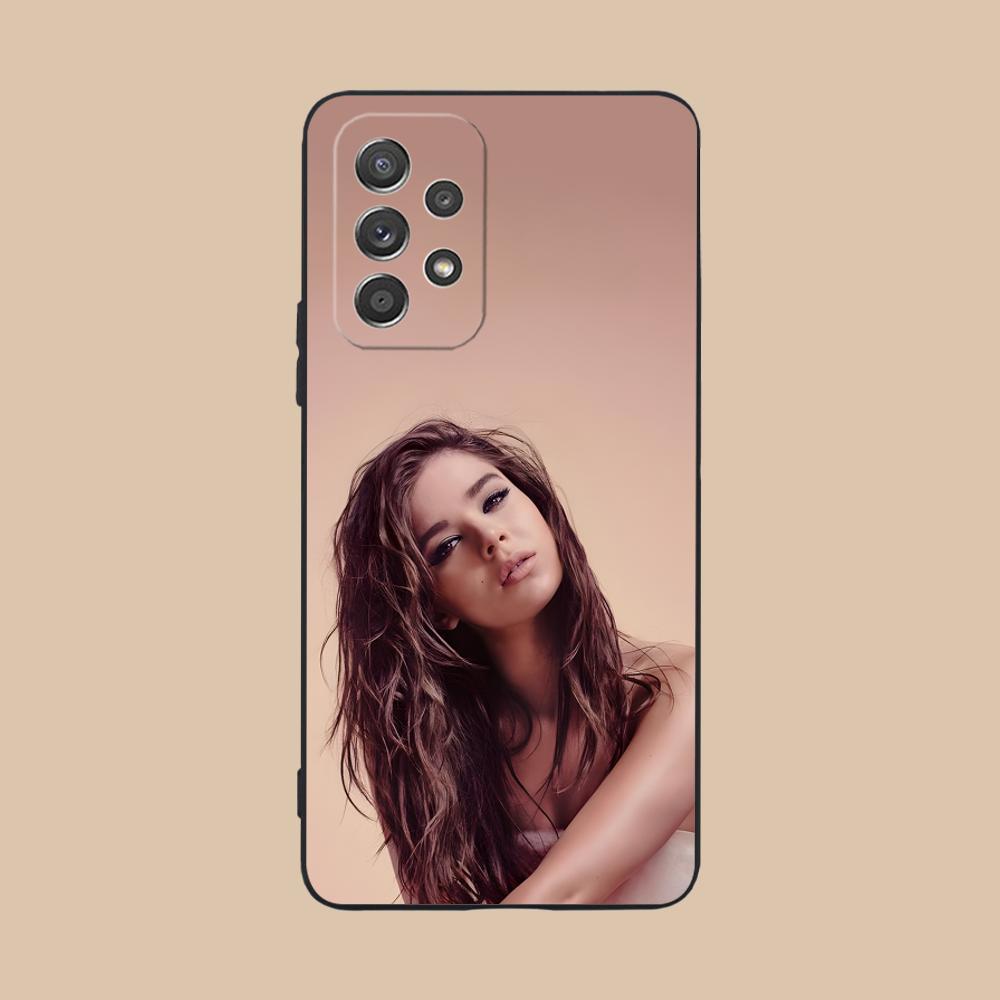 Hailee Steinfeld Matte TPU Mobile Phone Case for Samsung Galaxy A56 55 54 53 52 51 36 35 34 23 16 15 5G Colorful Cover
