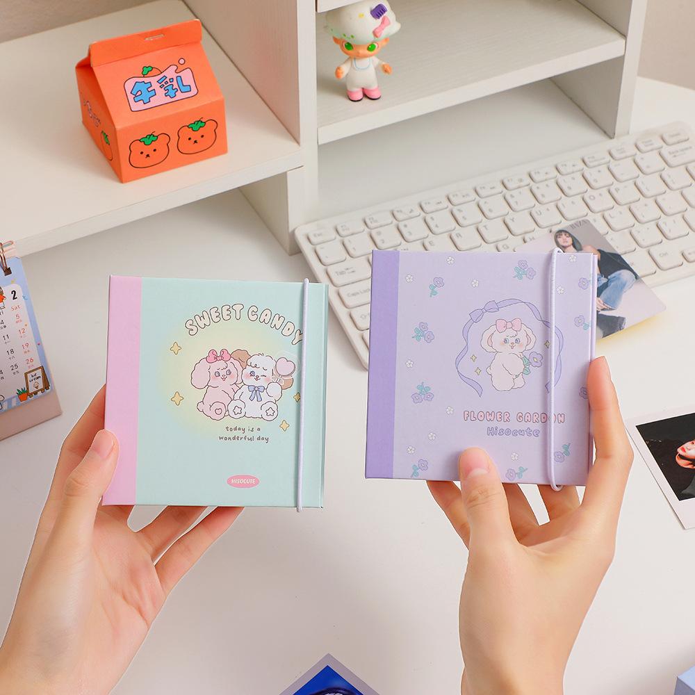 Kawaii ins Cake Rabbit 1/2/3 дюйма Kpop фотокарты коллекционные книжные фотокарточки мини-переплет альбом канцелярские принадлежности
