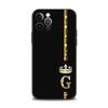 Чехол для телефона для Apple Iphone 14 13 12 11 Pro Max 13 12 Mini Xs Max Xr X 7 8 6 6s Plus, чехол с бриллиантовой короной, королевой, королем, буквой