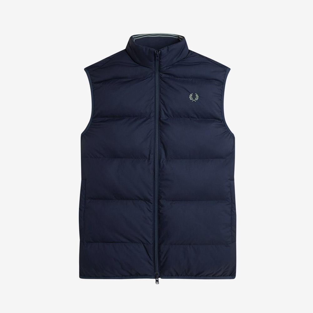 Fred Perry [Спорт] Утепленный жилет - Темный A-Force Afpm2538522-738