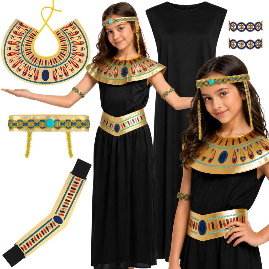 Costume dress Egyptian goddess Cleopatra Egyptian princess 122 128 134 J III 4 b J IV 10 c