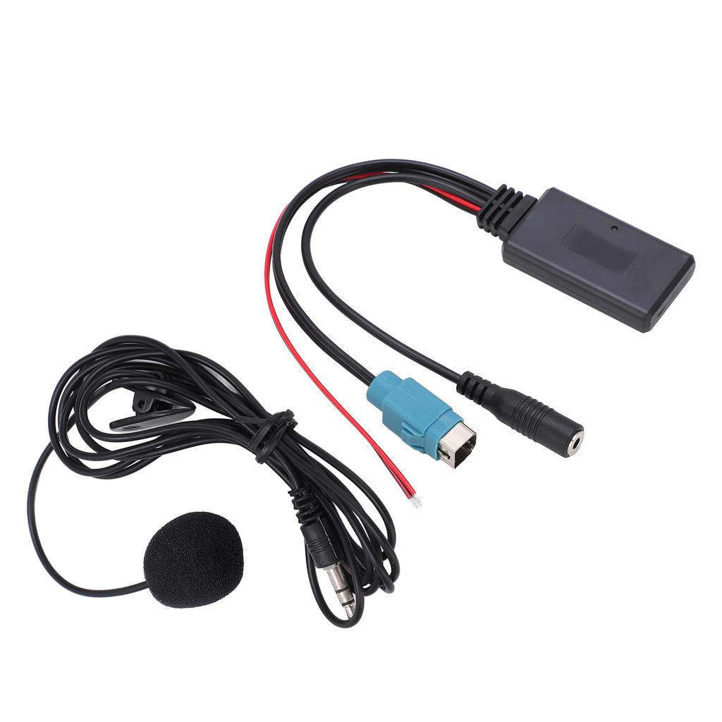 Bluetooth AUX IN Кабель-адаптер Стерео Полная скорость со Съемным Микрофоном Замена для Alpine 2009‑вверх