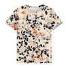 Women's Fashion Casual Printed Round Neck Short Sleeved T-Shirt Top T-Shirt Top Top