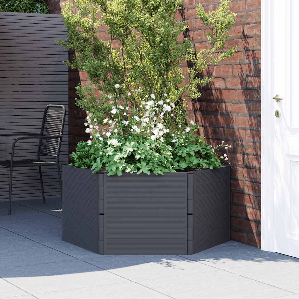 Garden Planting Tub Anthracite PP