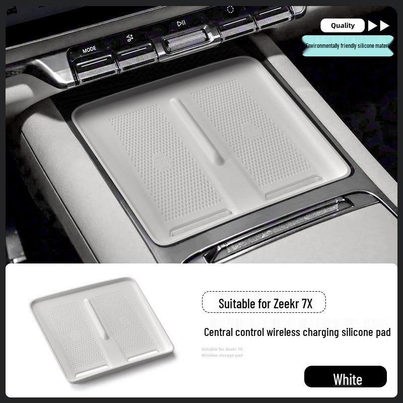 Zeekr 7X Wireless Charging Silicone Pad - Anti-slip Center Console Accessory for 26 Models