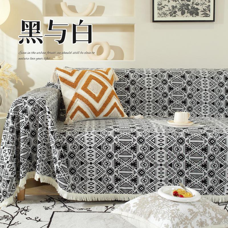 Утолщенное полотенце для дивана в американском стиле, двухстороннее, легко расстилающееся, чехол для дивана, пылезащитный чехол для защиты от царапин, ковер для дивана