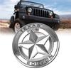 Металлическая эмблема автомобиля Texas Edition, наклейка-наклейка для Ford Chevy, серебро