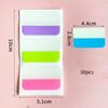 Color Index Label Stickers for Books Notebook Page Mark Label Solid Color Sticky Note Pad Stationery Journal Supplies