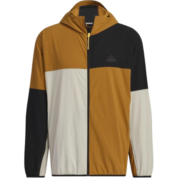 adidas Chengye Gongsheng Защита от солнца Свободная куртка Мужская куртка Коричневый JI9815