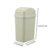 Мусорное ведро с крышкой 10 л мусорное ведро с откидной крышкой утолщенная кухонная корзина для отходов герметичная мусорная корзина для ванной комнаты мусорное ведро для спальни