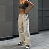 2022 Fashion Harajuku Women Punk Sweatpants Chic Solid Vintage Pants Casual Streetwear Joggers Baggy Trousers Loose Wide Leg