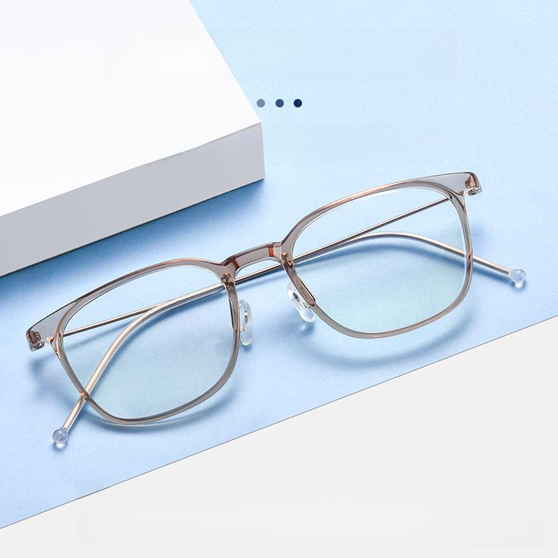 Сверхлегкая оправа очков для близорукости Danyang 5826N Titanium TR90 - унисекс, модный прозрачный дизайн