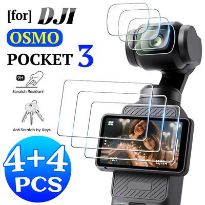 Закаленное Стекло Пленка Защитная для Экрана для DJI OSMO Pocket 3 Твердость Анти-Царапина Линза Камеры Пленка для Камеры DJI Pocket 3 Пленки