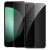 [2 Pcs] for Samsung Galaxy S23 S24 S21 FE Privacy Tempered Glass Screen Protector,Anti Spy 9H Hardness Protective Film