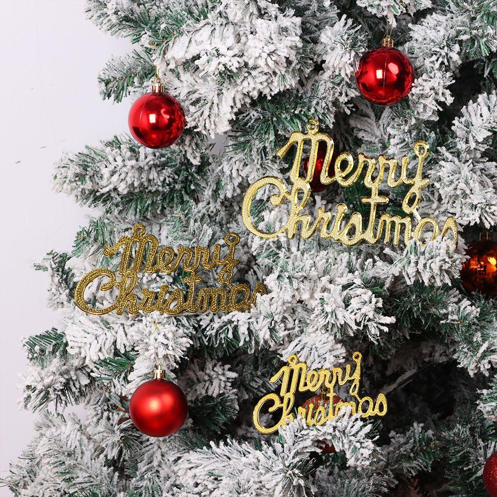 Домашний DIY Праздничный Декор Украшение на Елку Английская Буква Merry Christmas Подвеска