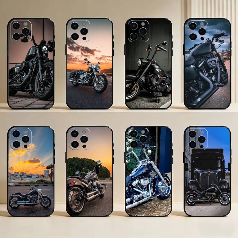 Fat Boy Чехол для телефона для iPhone 17, 16, 15, 14, 13, 12, 11 Plus, Pro Max, Другие Мягкий черный чехол