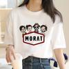 Morat T-shirts Women Summer Designer Tshirt Girl Graphic Comic Streetwear Clothes Women Clothes Graphic T Shirts Oversized