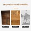 Grille Self-adhesive Wallpaper Living Room Background Wall Wood Pattern Wood Veneer Stickers Renovation Decorative Wall Stickers