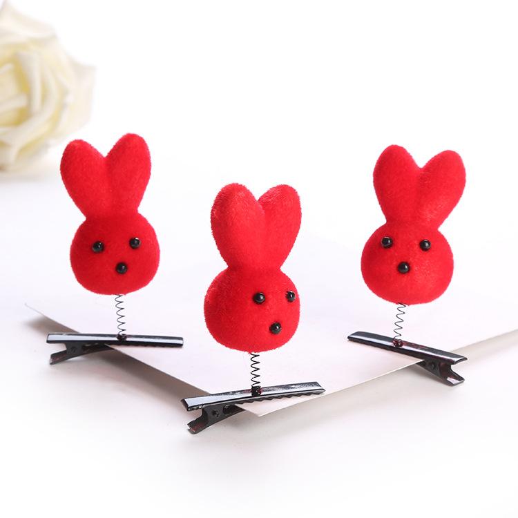 PL Yellow Chicks Easter Mini Chicks Hairpin DIY Material Hair Clip Easter Decoration