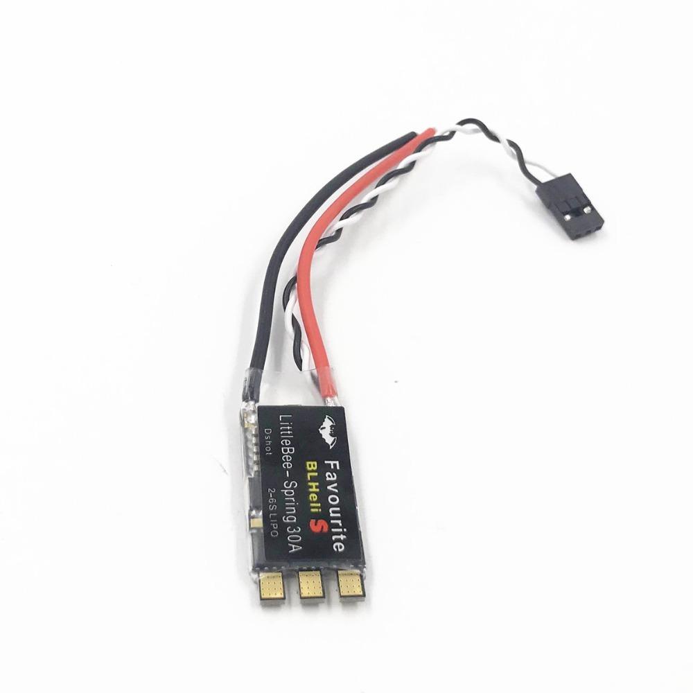 OneShot125 для FPV Дрона Мультикоптера Бесколлекторный регулятор скорости BLHeli-s Little bee Spring