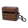 Protective Cover Fit for   Pi8 Wireless   Earbuds Charging Case Hand Polished   Earphone Case Walnut Wood Cover