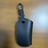 Carbon-pattern key case holder M color