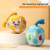 Dog Interactive Tug Ball Toy for Aggressive Chewers Training Decompress Bite Resistant Plush Handle Dog Toys with Bells Pet Supplies