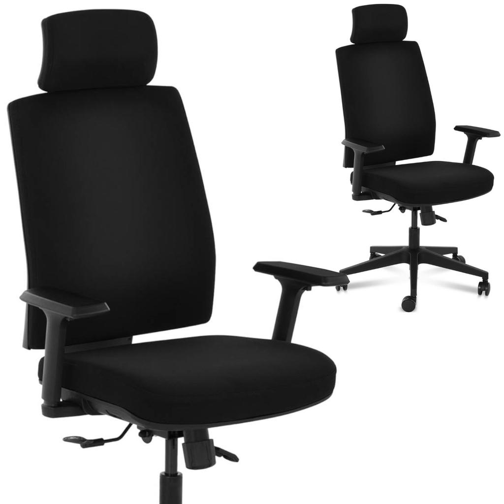 Ergonomic Swivel Office Chair With Headrest, Max 200 Kg
