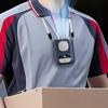 3CM Thin Tiny Portable Waist Fan 4000mAh Clip On Personal Neck Fan LED 12H Working 5 Speeds 10500RPM Strong Airflow with Lanyard