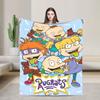 Мультяшное одеяло R-Rugrats Различные размеры Уютное и легкое Пледы для дивана кресла и кровати