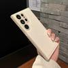 Матовая кожаная текстура противоударный чехол для телефона для Samsung S26 S2 S24 S23 S22 S21 Ultra Plus защита камеры мягкий бампер