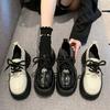 Модные женские туфли на платформе 2024 Весна британский стиль шнуровка Мэри Джейн Туфли женские японские Jk Uniform Лолита Туфли на толстой подошве