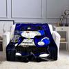 This 3D printed Doraemon cartoon blanket is a warm and comfortable flannel blanket suitable for bedrooms, sofas, beds, chairs,