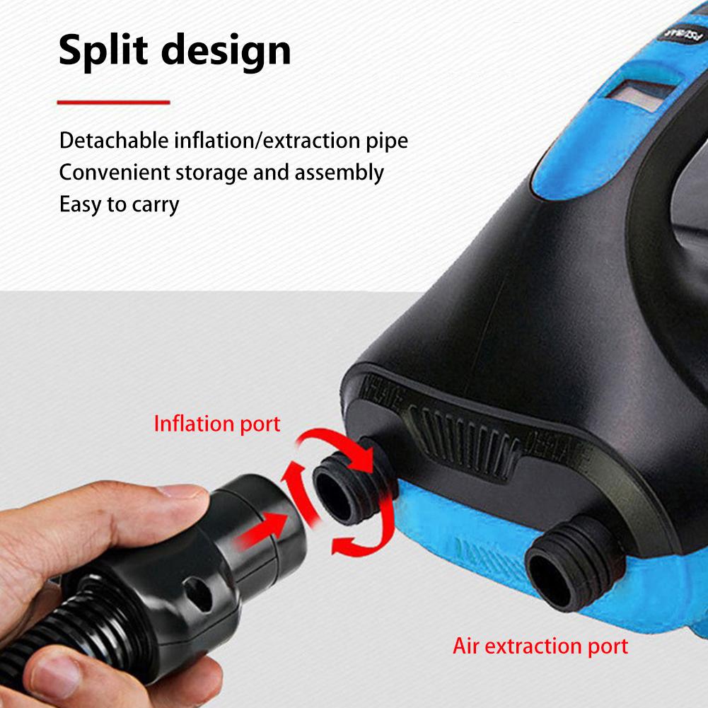 12v 20psi Electric Air Pump High-voltage Lcd Display Air Compressor For Kayak Boat Swimming Pool Air Cushions Ht782