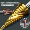 Pagoda Drill Bit, Stainless Steel Step Drill for Metal, High-Hardness Hole Opener