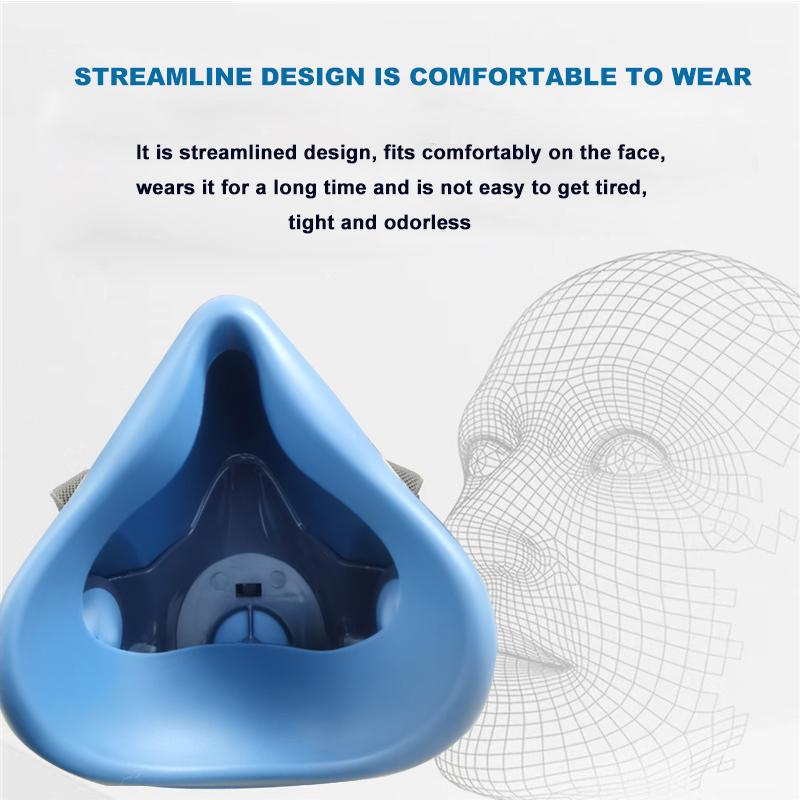 7503 Химический респиратор Защитная маска Промышленный баллончик с краской в ​​сочетании с фильтром 6000 против органического газа